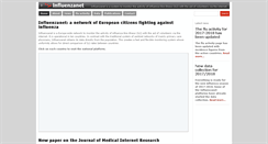 Desktop Screenshot of influenzanet.eu